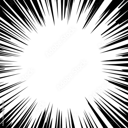 Radial speed lines