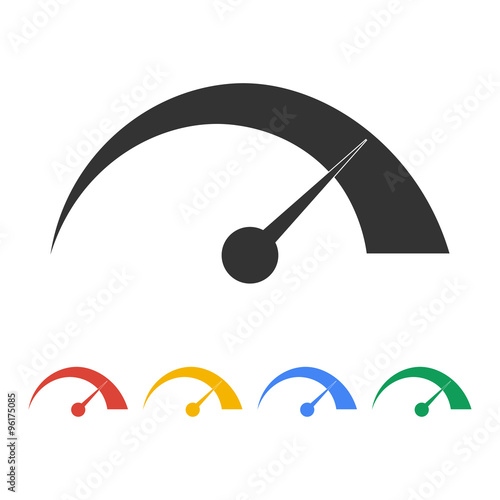 Vector speedometer icon