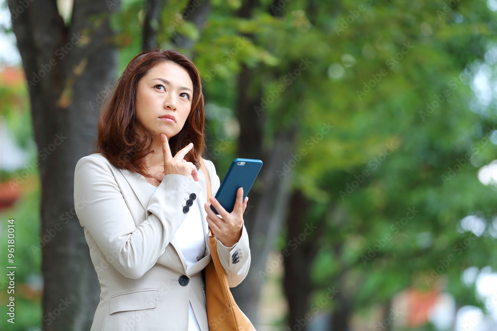 スマートフォン・女性