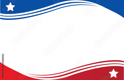 Panama Flag Postcard Border