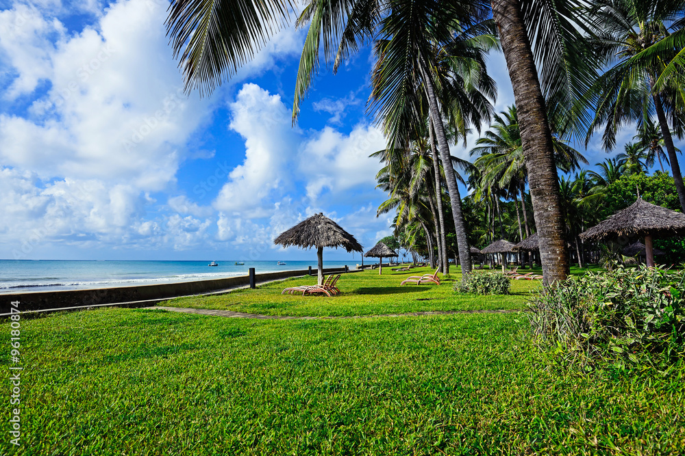 African coast Diani