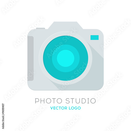 Photo logo design concept. Photography studio, photographer, photo logo template. Photo cam logo design. Clean and modern style corporate identity. Vector element