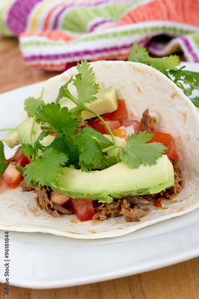 pulled pork soft taco pulled pork soft taco