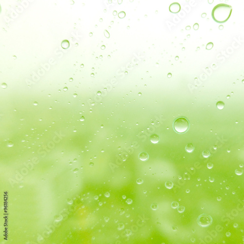 Wallpaper Mural Close-up of water drops on glass surface as background Torontodigital.ca