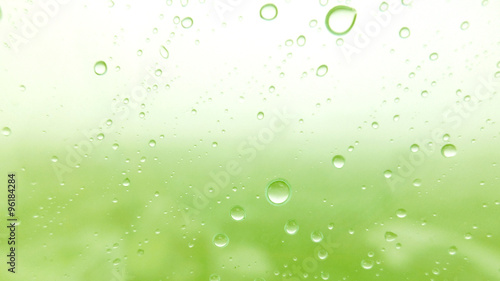 Close-up of water drops on glass surface as background