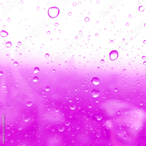 Wallpaper Mural Close-up of water drops on glass surface as background Torontodigital.ca