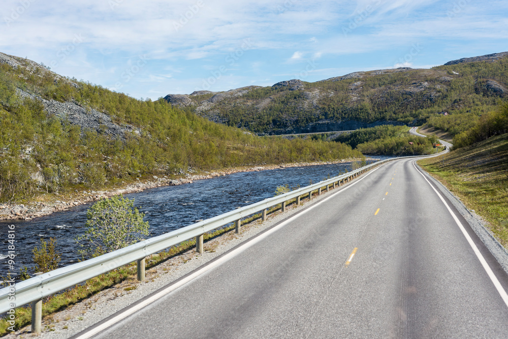 Route E69 in Finnmark, Northern Norway Route E69 in Finnmark, Northern Norway