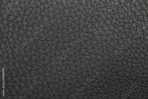Black Leather Texture close up