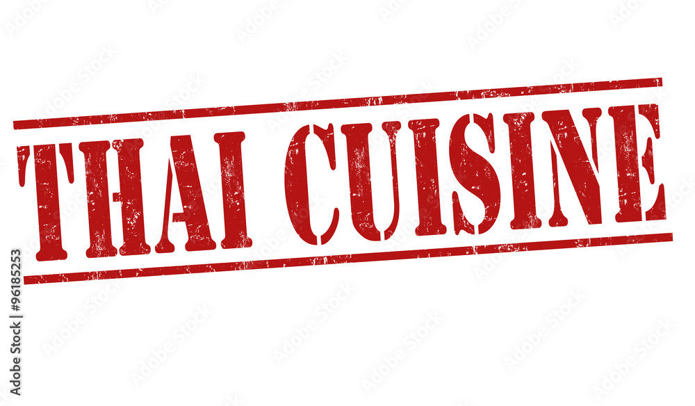 Thai cuisine stamp Thai cuisine stamp