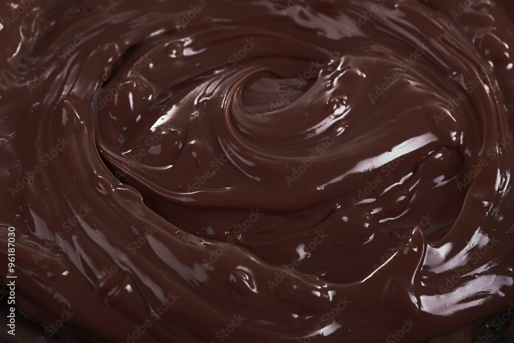 Background of melted milk chocolate, close-up Background of melted milk chocolate, close-up