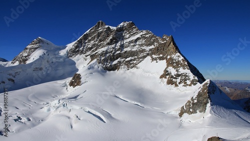 Mt Jungfrau, view from the Jungfraujoch