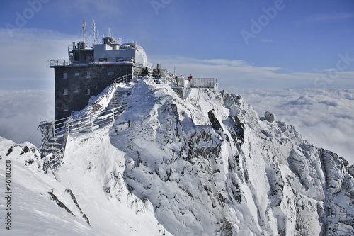  Lomnicky peak in Tatra Mountains winter