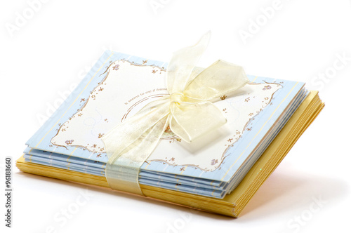 Stack of greeting cards