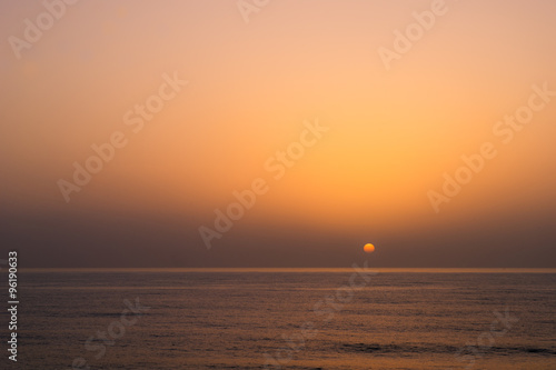 Orange morning over the Caribbean © whuffines