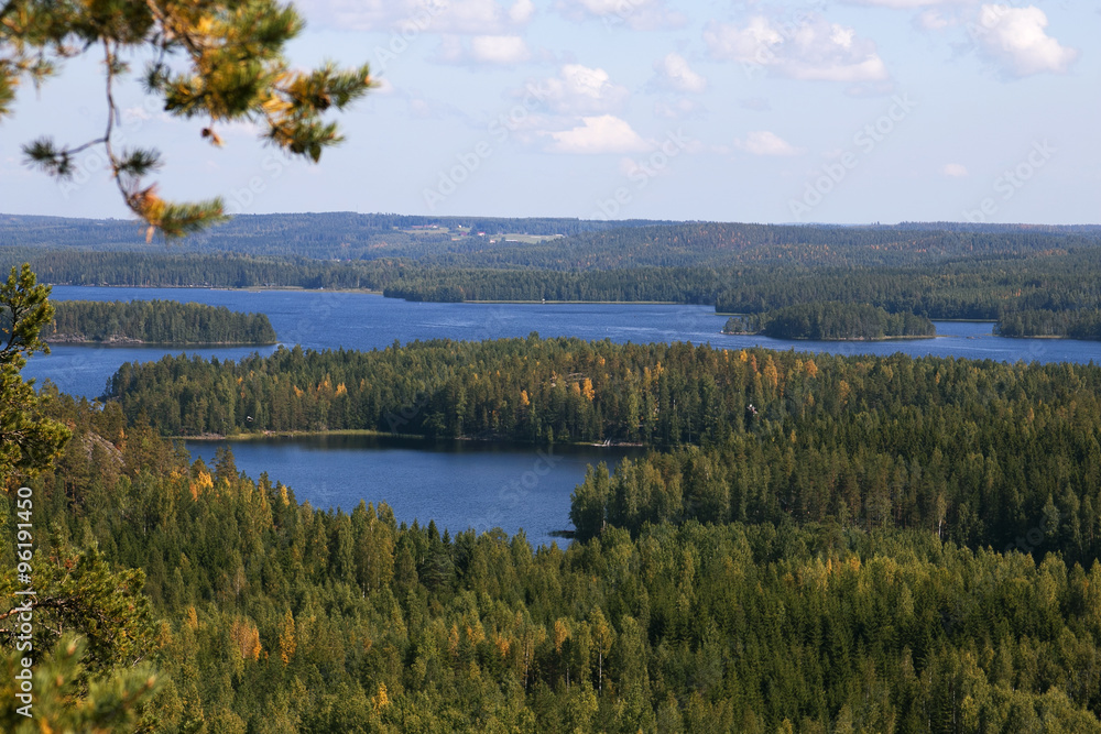Lake view. Finland