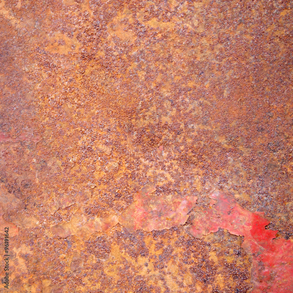 Iron surface rust Iron surface rust