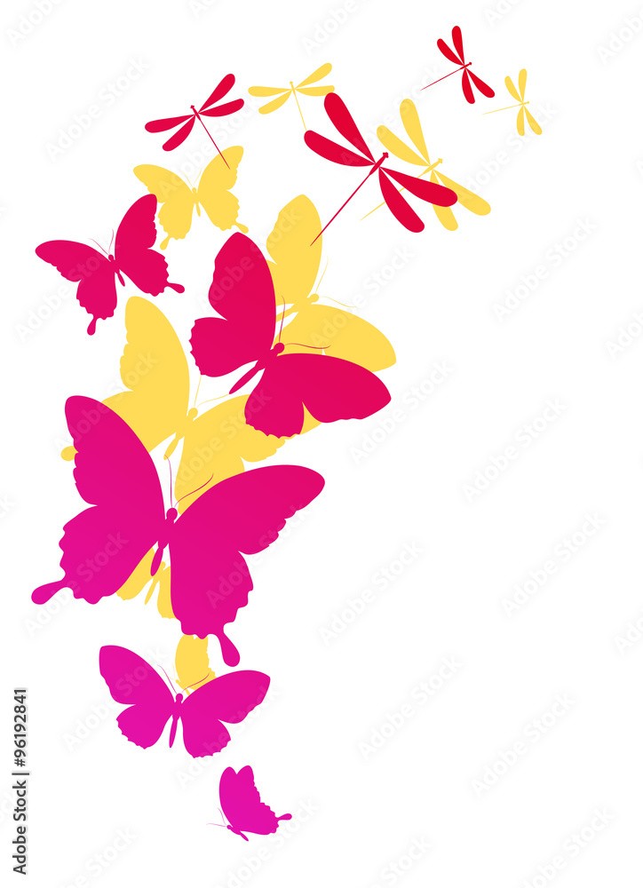 Obraz premium butterflies design