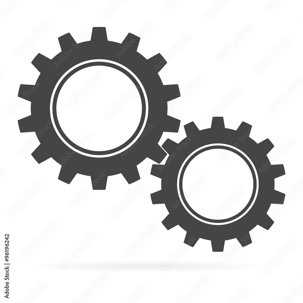 Gears sign icon 