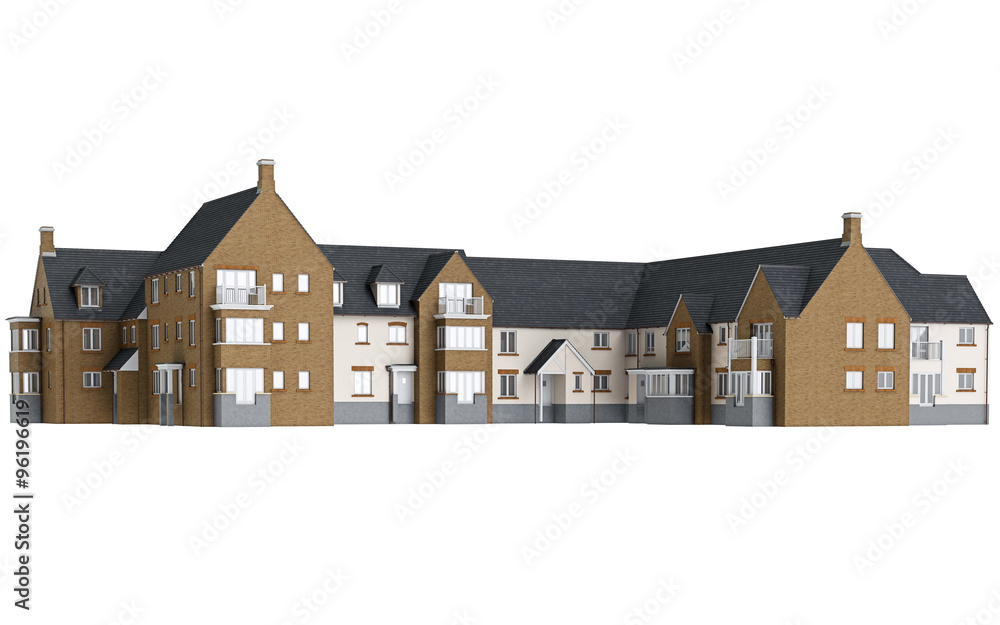 House mansion brick facade House mansion brick facade