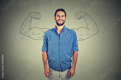 Strong man photo