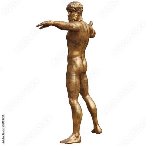 Bronze statue of men metal © ARTYuSTUDIO