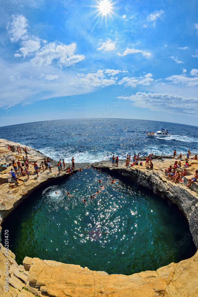 Giola  - a  natural pool in Thassos island, Greece