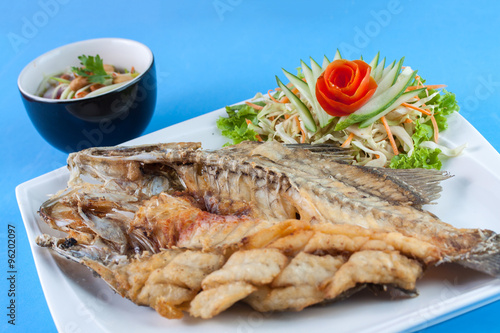 Thai food style: Fried fish