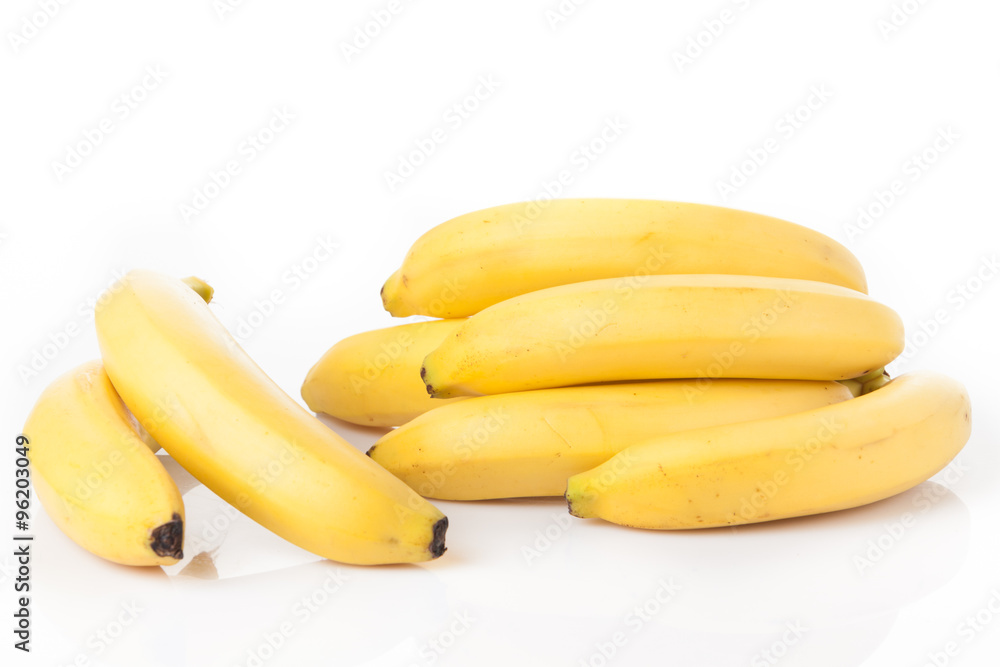 Bunch of bananas isolated on white background Bunch of bananas isolated on white background