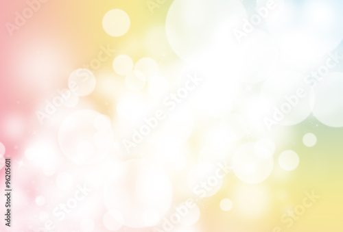 Colorful glitter sparkle defocused rays lights bokeh