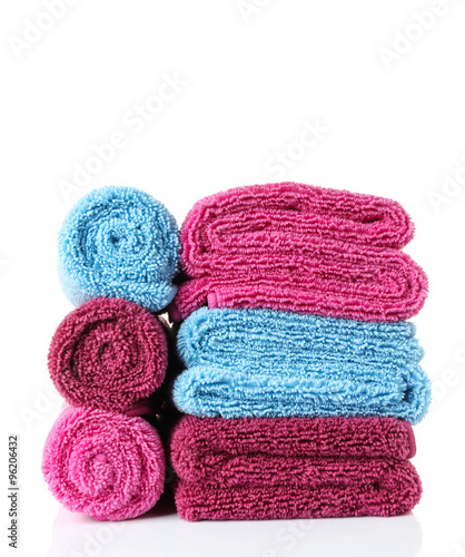 Towel isolated on white background