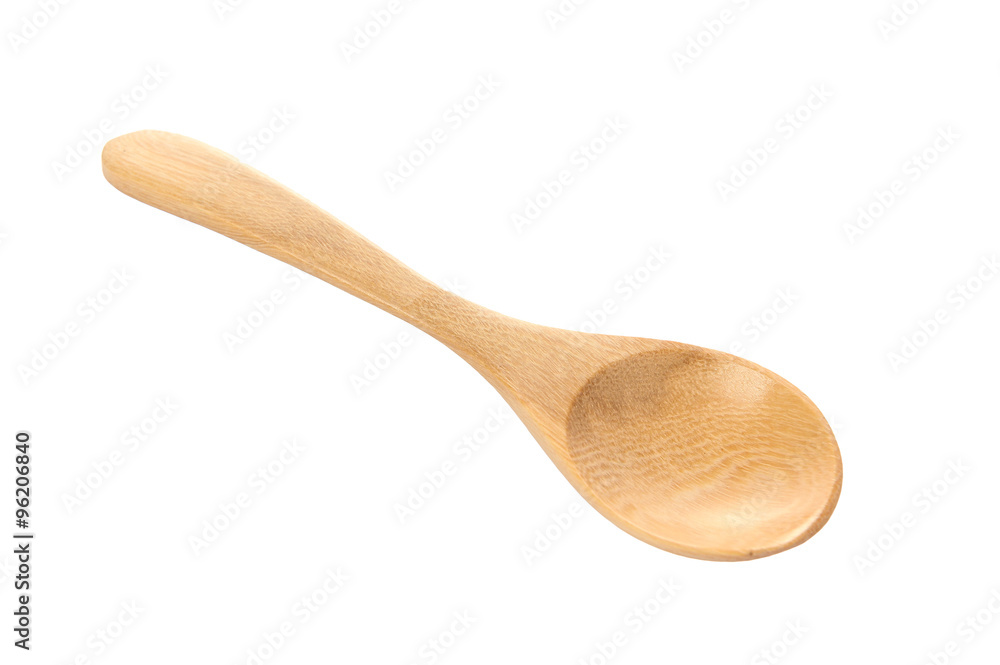 wooden spoon isolated over white. wooden spoon isolated over white.