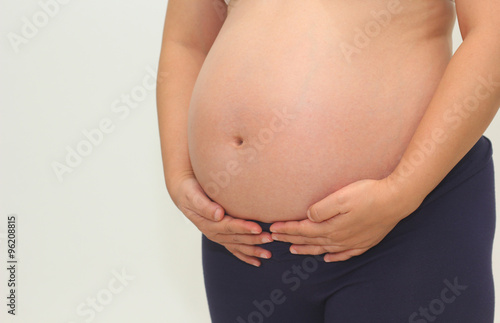 Wallpaper Mural Pregnant woman belly Torontodigital.ca