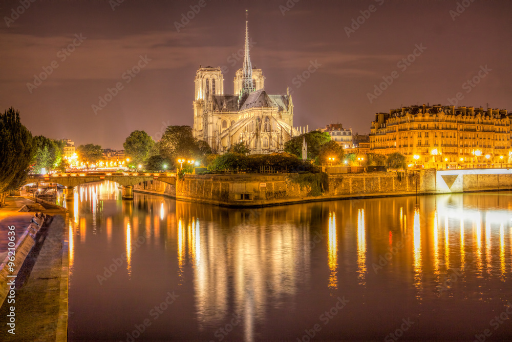 Notre Dame at Night