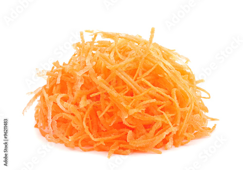 Carrot vegetable grated