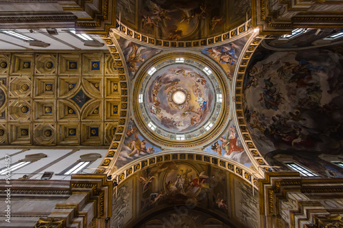 Church interior at Assisi, Italy