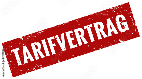 Tarifvertrag Stempel rot
