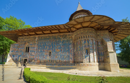 Voronet old  Monastery in Romania photo
