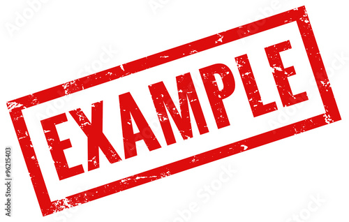 Example Stempel rot