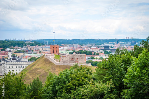 View over Vilnius, capital of Lithuania