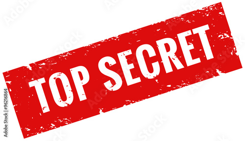 Top secret Stempel rot