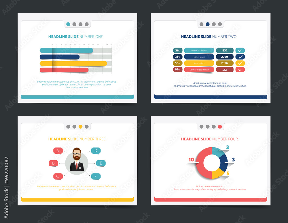Presentation business templates. Infographics for leaflet, poster, slide, magazine, book, brochure, website, print.