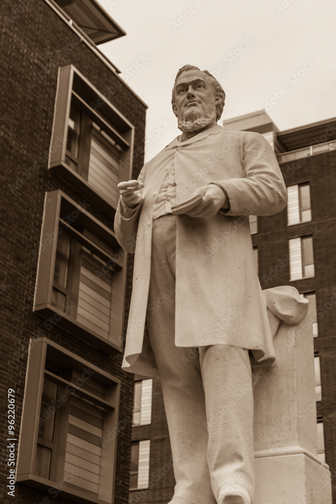 Hugh Stowell Brown statue Hope Street
