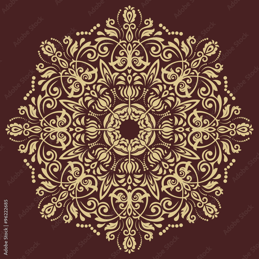 Oriental Abstract Vector Pattern