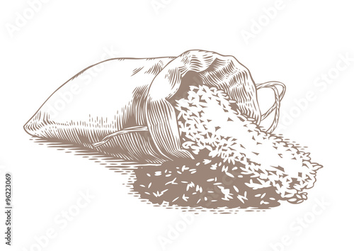 Rice in the sack