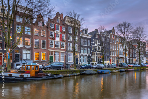 Canal houses Brouwersgracht Amsterdam