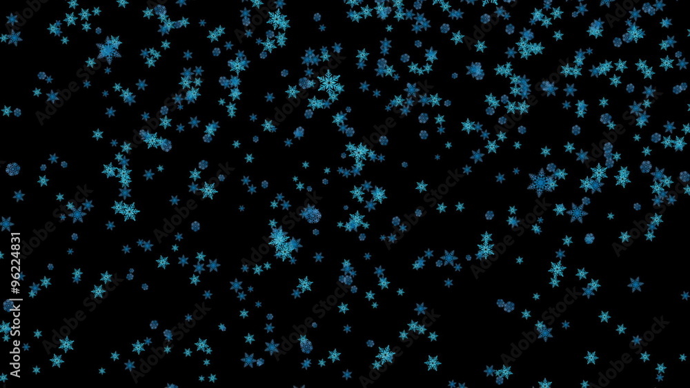 Seamless Loop Falling Snow Christmas time Seamless Loop Falling Snow Christmas time