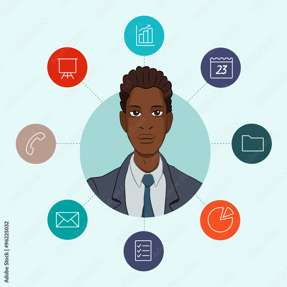 Favorite tools for working managers and business analysts. Infographic about office work - cloud computing and sharing documents Favorite tools for working managers and business analysts. Infographic about office work - cloud computing and sharing documents