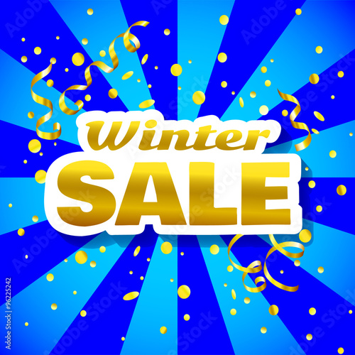  "Winter sale" poster