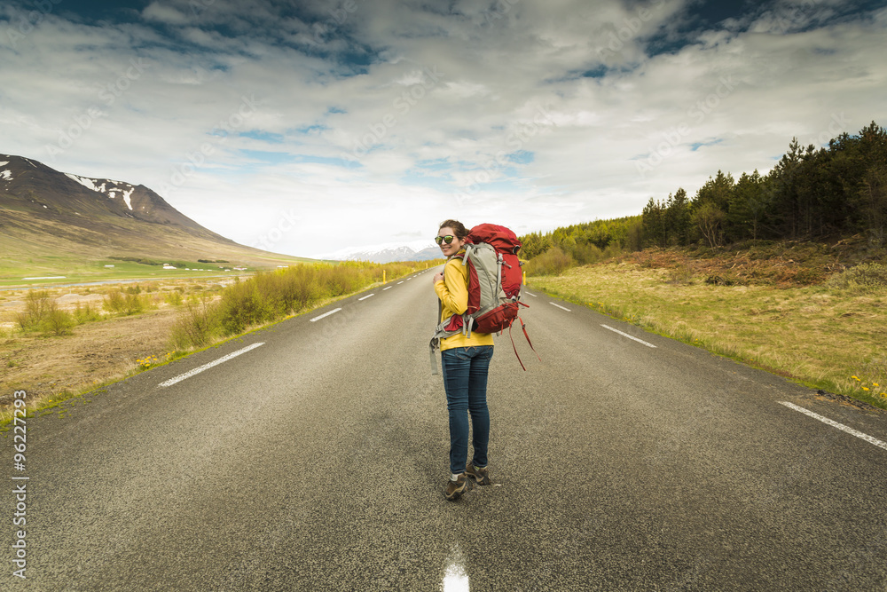 Fototapeta premium Backpacker Tourist
