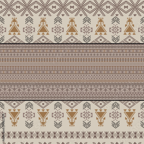 Ethnic tribal geometric pattern